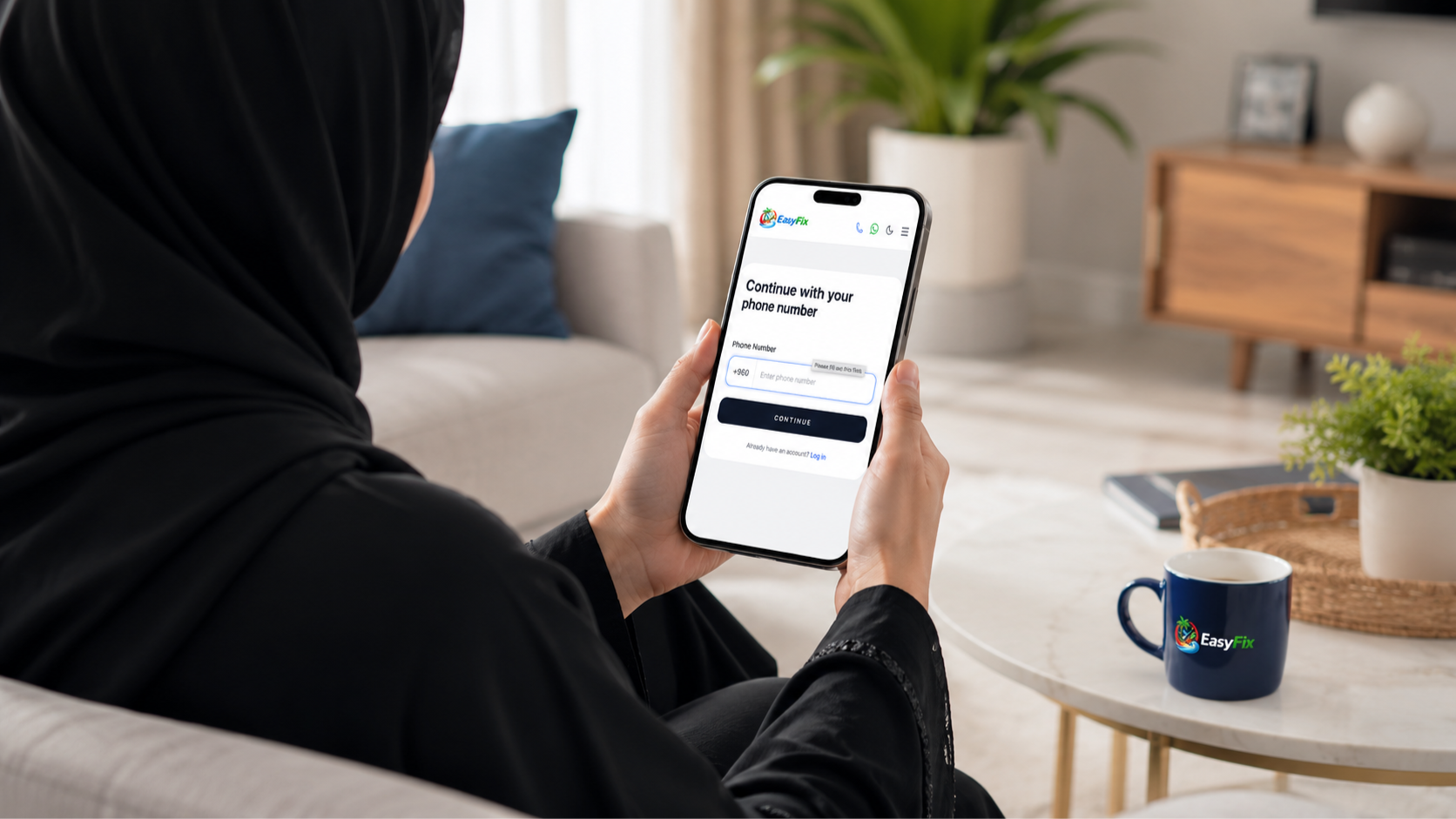EasyFix.mv Now Supports Registration with Your Maldivian Mobile Number