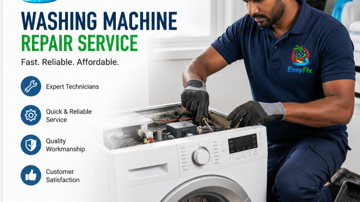 Washing Machine Repair Service in Malé & Hulhumalé – Call EasyFix